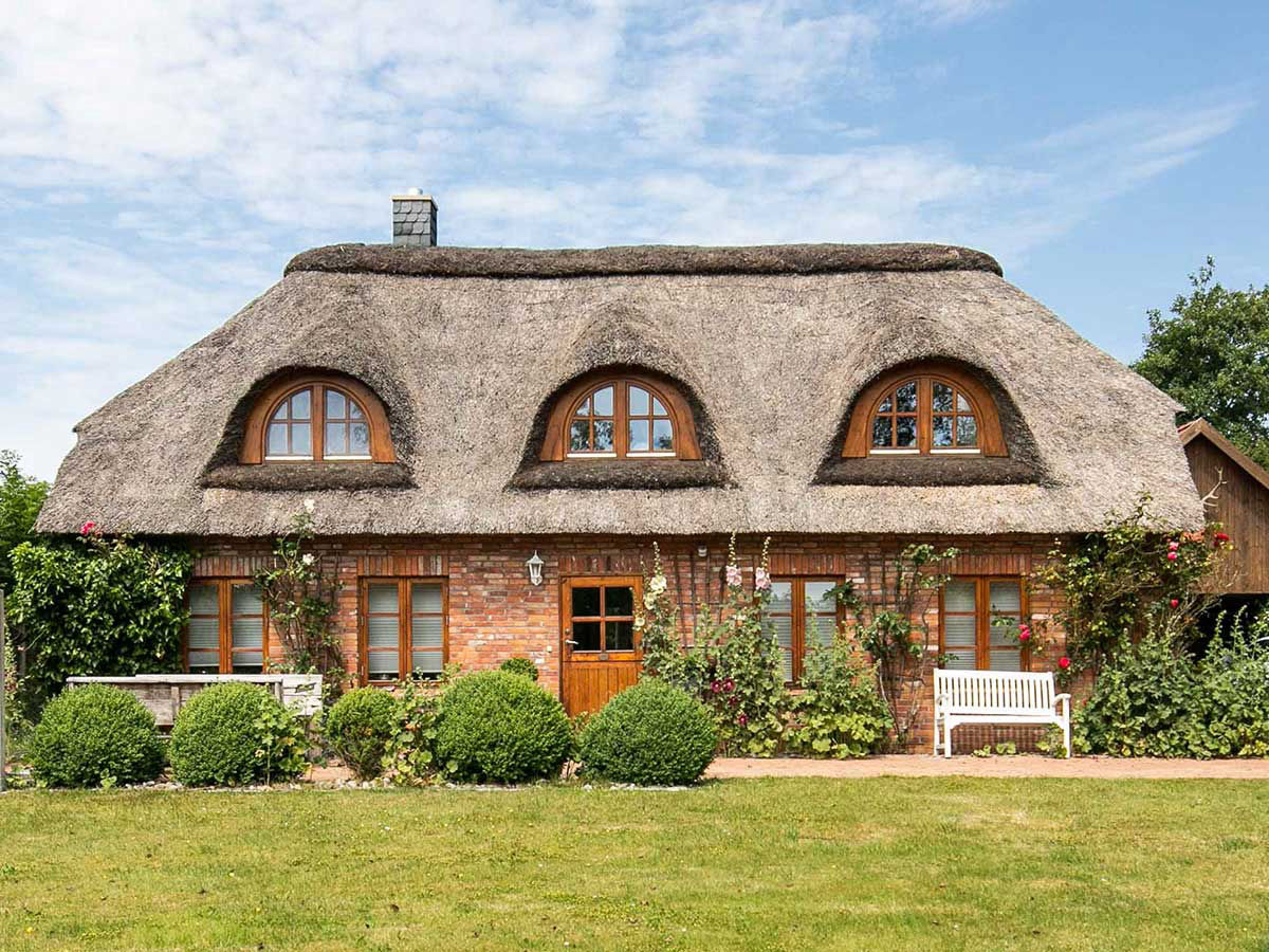 Reetdachhaus Hausansicht